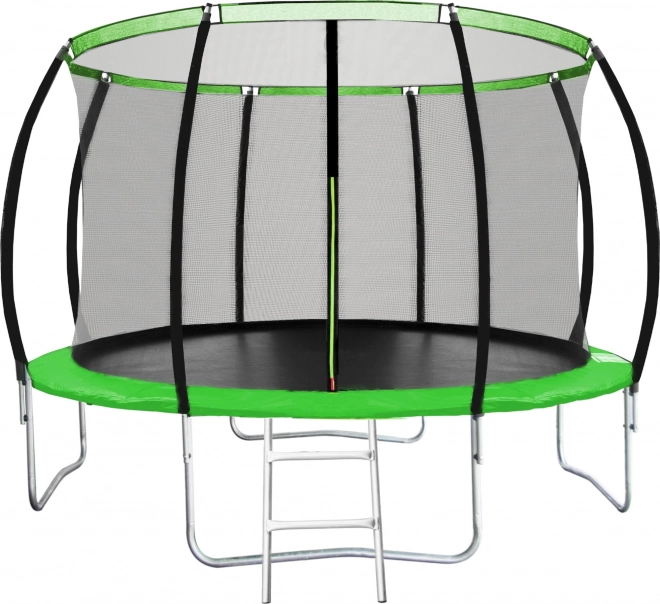 Trampolina PIXINO Deluxe 366 cm z siatką ochronną i drabinką