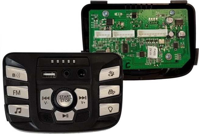 Panel muzyczny do pojazdu na akumulator