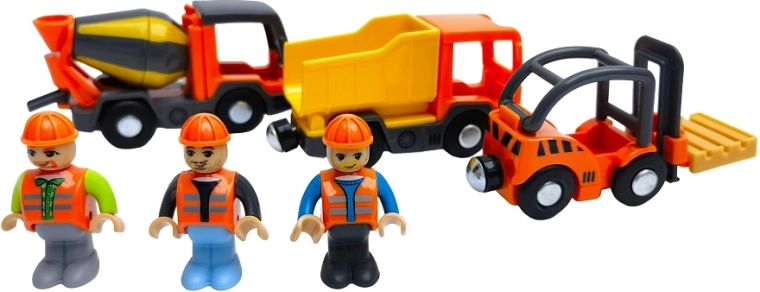 2Kids Toys zestaw pojazdów budowlanych z figurkami
