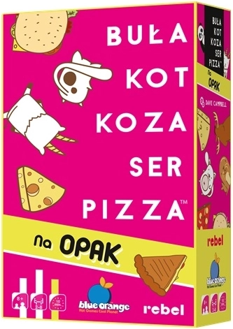 Rebel Buła, kot, koza, ser, pizza do góry nogami