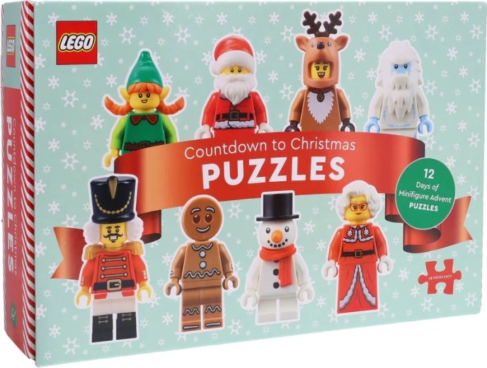 Kalendarz adwentowy LEGO z puzzlami 12 w 1