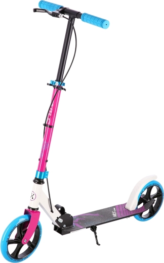 Hulajnoga NILS Extreme HM0107 biało-różowa