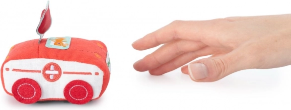 Lilliputiens - Autko z lisiczką Alicją na napęd z naciągiem