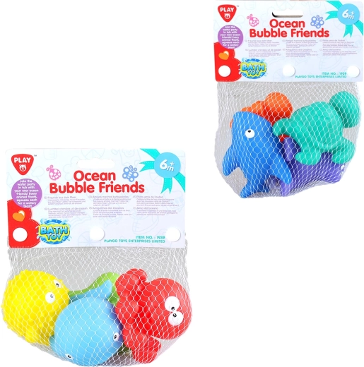 Playgo przyjaciele oceanu – zabawkowe bąbelki, 2 rodzaje
