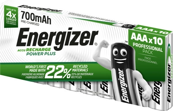 Energizer Power Plus akumulatory AAA 700 mAh, opakowanie 10 szt.