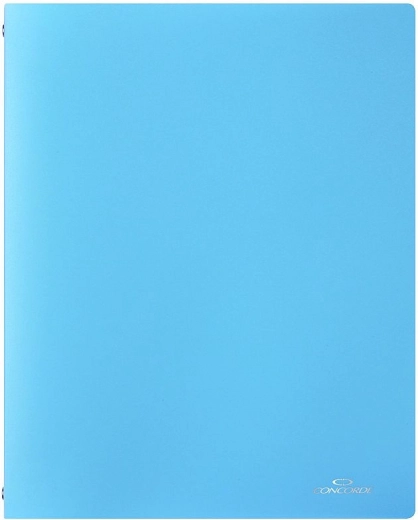 Segregator CONCORDE A4, pastelowy niebieski, 4 ringi