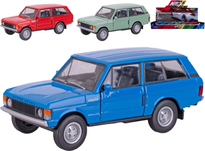 Metalowy model Land Rover Range Rover 1970 z napędem pull-back Welly