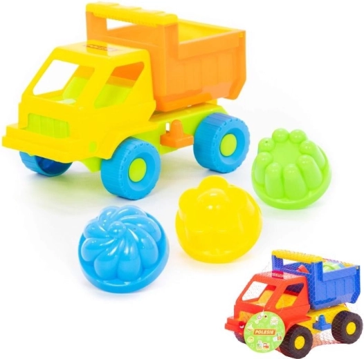 Zestaw do piasku auto Kazimír z foremkami (3 szt.)