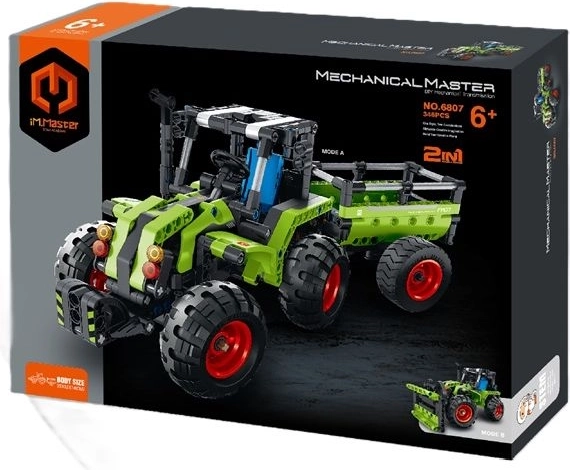 IM.Master zestaw konstrukcyjny traktor 2 w 1, 348 elementów