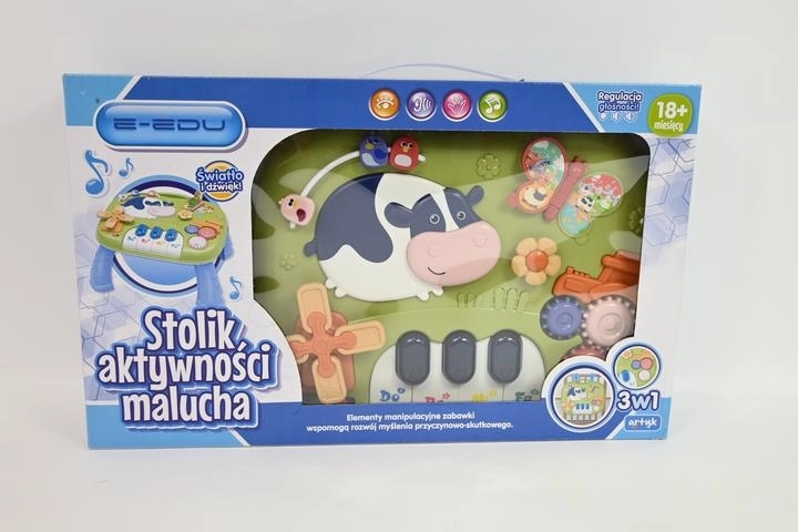 E-edu edukacyjny stolik z pianinkiem