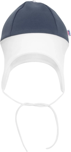 czapeczka niemowlęca New Baby The Best grafitowa 86 (12–18 m)