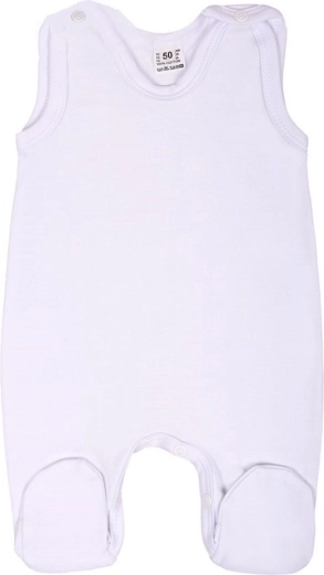 Białe bawełniane śpiochy New Baby Classic 62 (3–6 miesięcy)