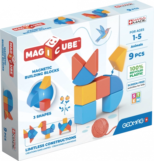 Geomag Magicube Shapes – magnetyczna układanka 9 elementów