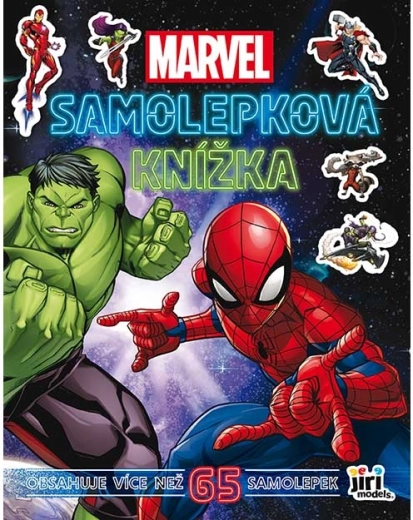 Książeczka z naklejkami Marvel