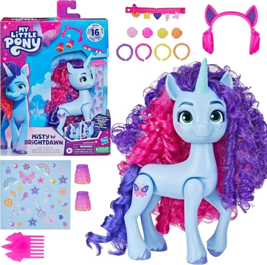 Hasbro My Little Pony ruchoma figurka Misty Brightdawn z akcesoriami do stylizacji