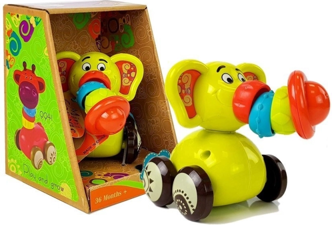 Samochodzik Słonik dla Niemowląt z Ruchomym Pniem