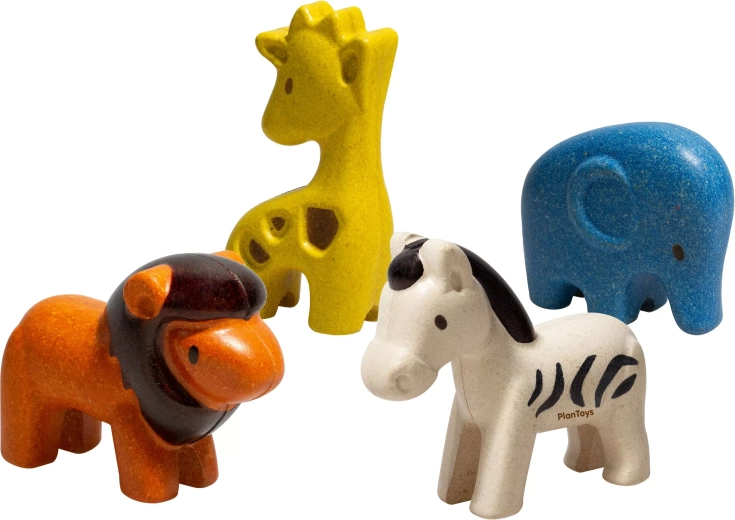 PlanToys zestaw dzikich zwierząt