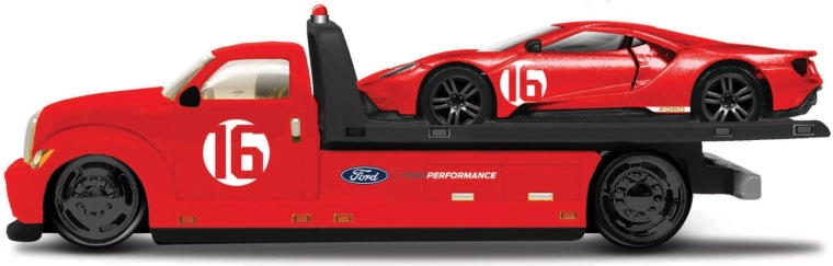 Maisto Elite Transport 2022 Ford GT Heritage Edition czerwony 1:64