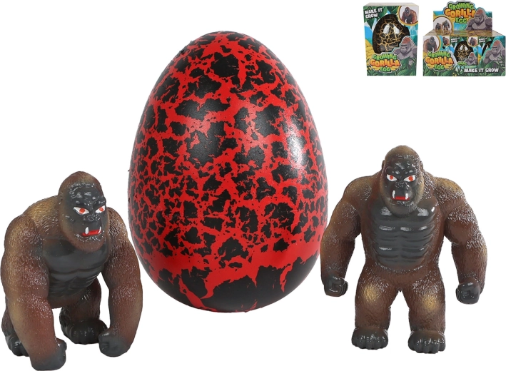 Jumbo wykluwająca się i rosnąca figurka goryla do wody