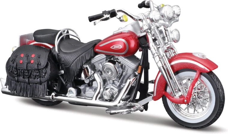 Maisto Harley-Davidson 1999 FLSTS Heritage Softail Springer 1:18 czerwony