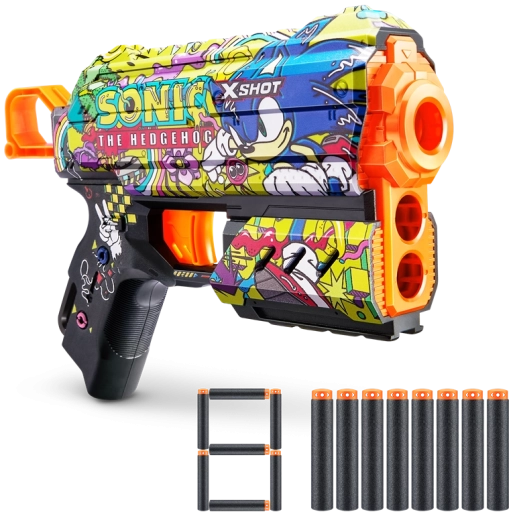 X-Shot Skins Flux SONIC the Hedgehog – piankowy blaster
