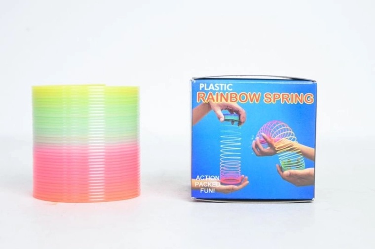 Tęczowa sprężyna 6 cm