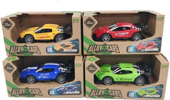 Metalowy buggy z napędem wstecznym 12 cm