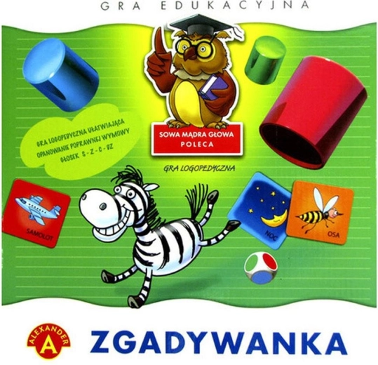 Zgadywanka – logopedyczna gra na wymowę s, z, c, dz