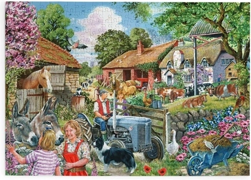 House of Puzzles Puzzle Farma 500 dużych elementów
