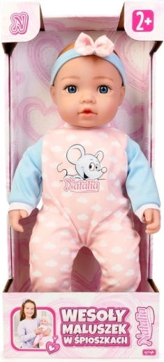 Lalka Natalia – funkcjonalne niemowlę 45 cm