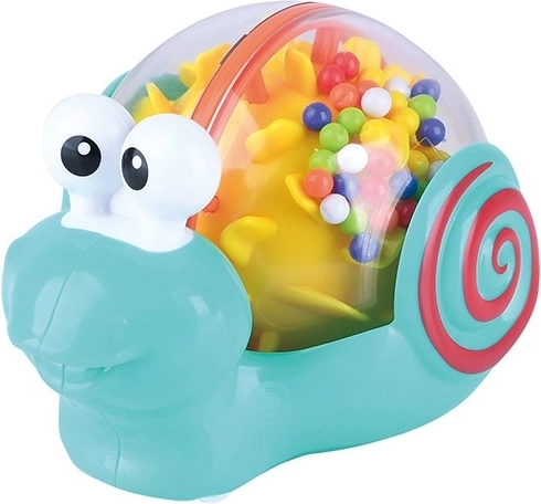 PlayGo grzechotka ślimak z kolorowymi kuleczkami