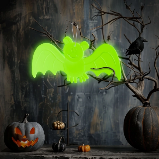 Halloweenowa fosforescencyjna dekoracja nietoperze 20 × 10 cm