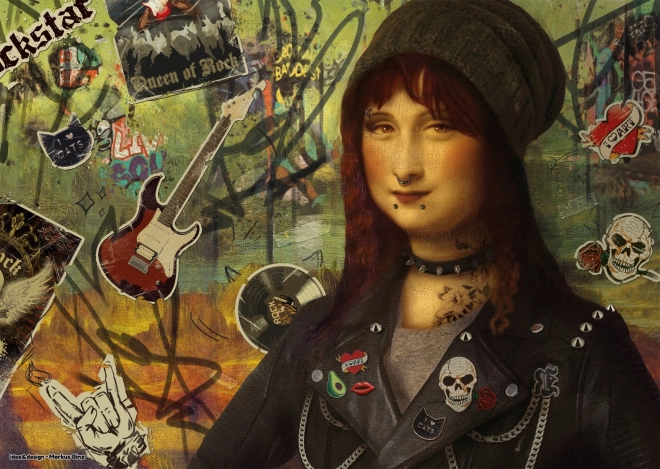 Puzzle SCHMIDT Art&Fun: Mona Lisa 1000 kawałków