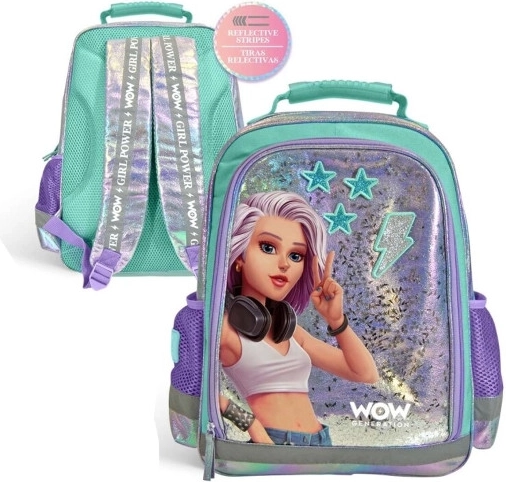 Jednokomorowy plecak szkolny WOW Generation 40 cm