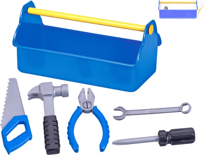 Zestaw narzędzi dla dzieci z pojemnikiem 5 szt. (27,5 × 14 cm)