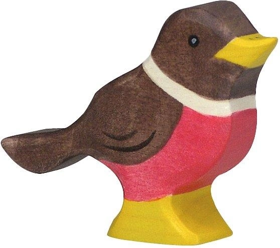 Holztiger drewniana figurka rudzika (robin) - 1 szt.