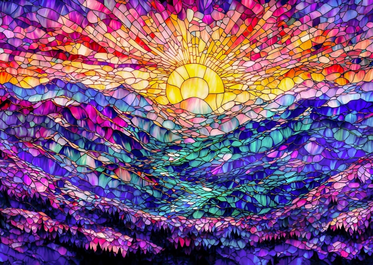 Enjoy Puzzle Kolejny przepiękny wschód słońca 1000 elementów