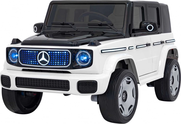 Dziecięcy elektryczny samochodzik MERCEDES-BENZ EQG, biały