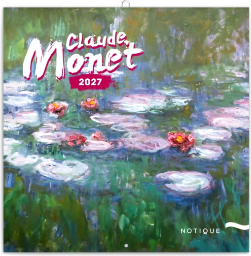 Kalendarz notatkowy Claude Monet 2027, 30 × 30 cm