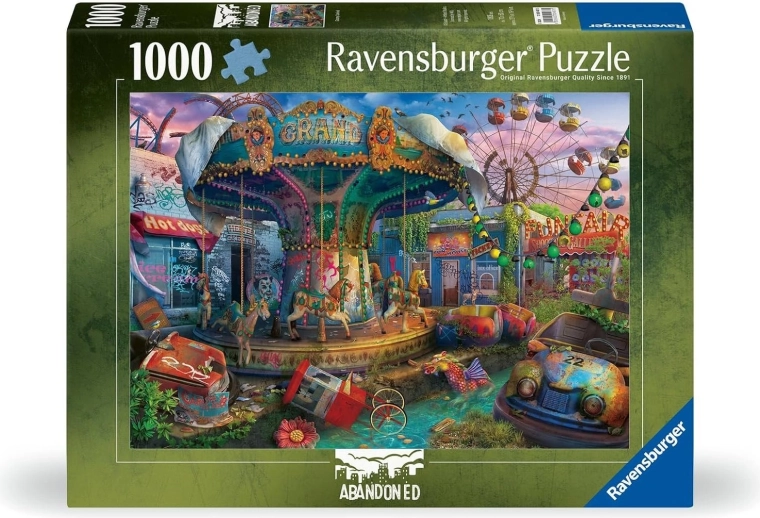 Puzzle Ravensburger Abandoned: Ponura pielgrzymka 1000 elementów