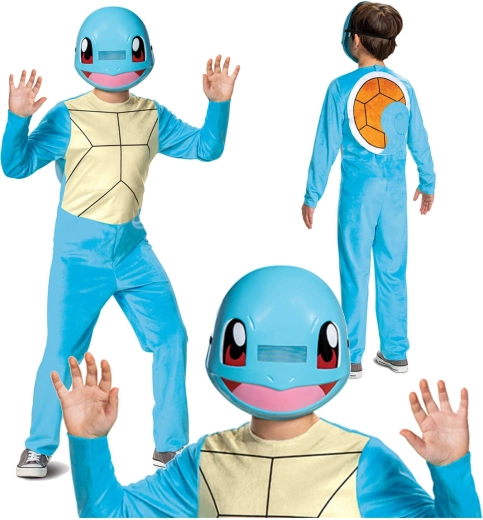Dziecięcy kostium Pokémon Squirtle Kigurumi – Rozmiar 126–136 cm