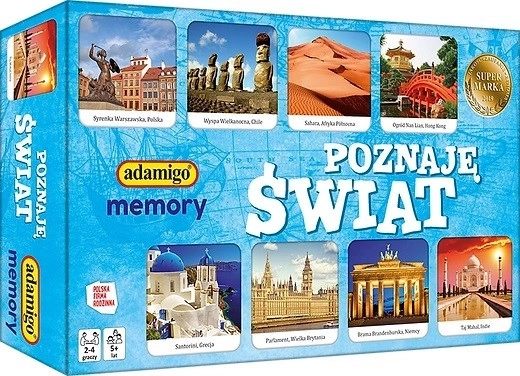 Poznaję świat - edukacyjne memory Adamigo