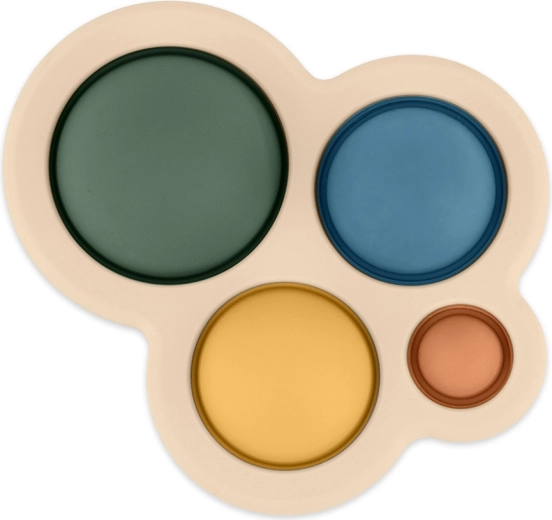 Petite&Mars silikonowa zabawka sensoryczna Chill Out Misty Green 6m+