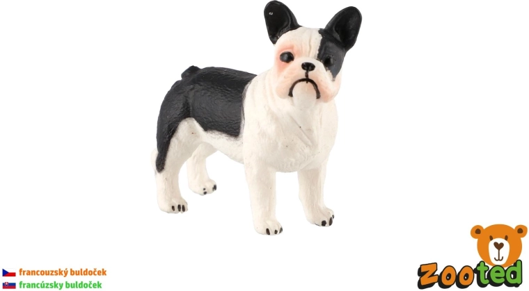 Buldog francuski – figurka psa 5 cm - 1 sztuka