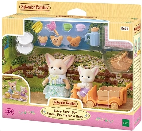 Sylvanian Families Lisy fenekowe na pikniku