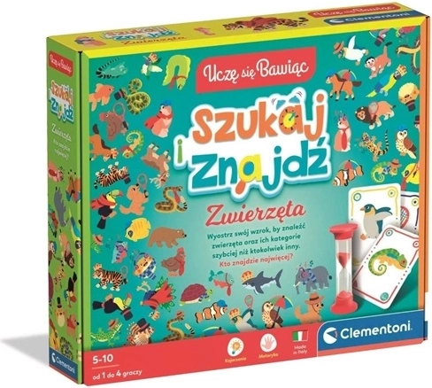 Clementoni Uczę się przez zabawę – zwierzęta (Popatrz i zna… zwierzęta)