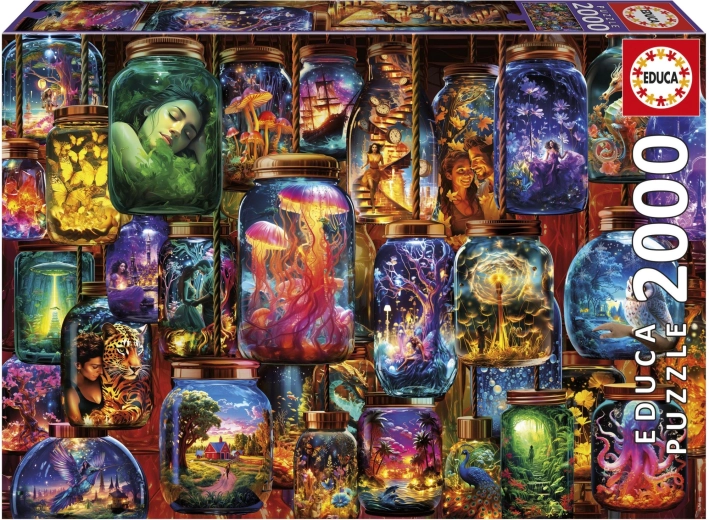 Educa puzzle Sny w słoiku 2000 elementów
