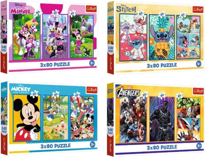 Puzzle 3×80 elementów