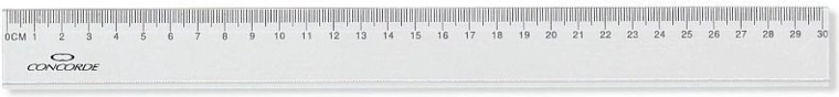 Linijka CONCORDE 30 cm przezroczysta