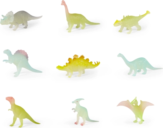 Neonowe Dinozaury Świecące w Ciemności